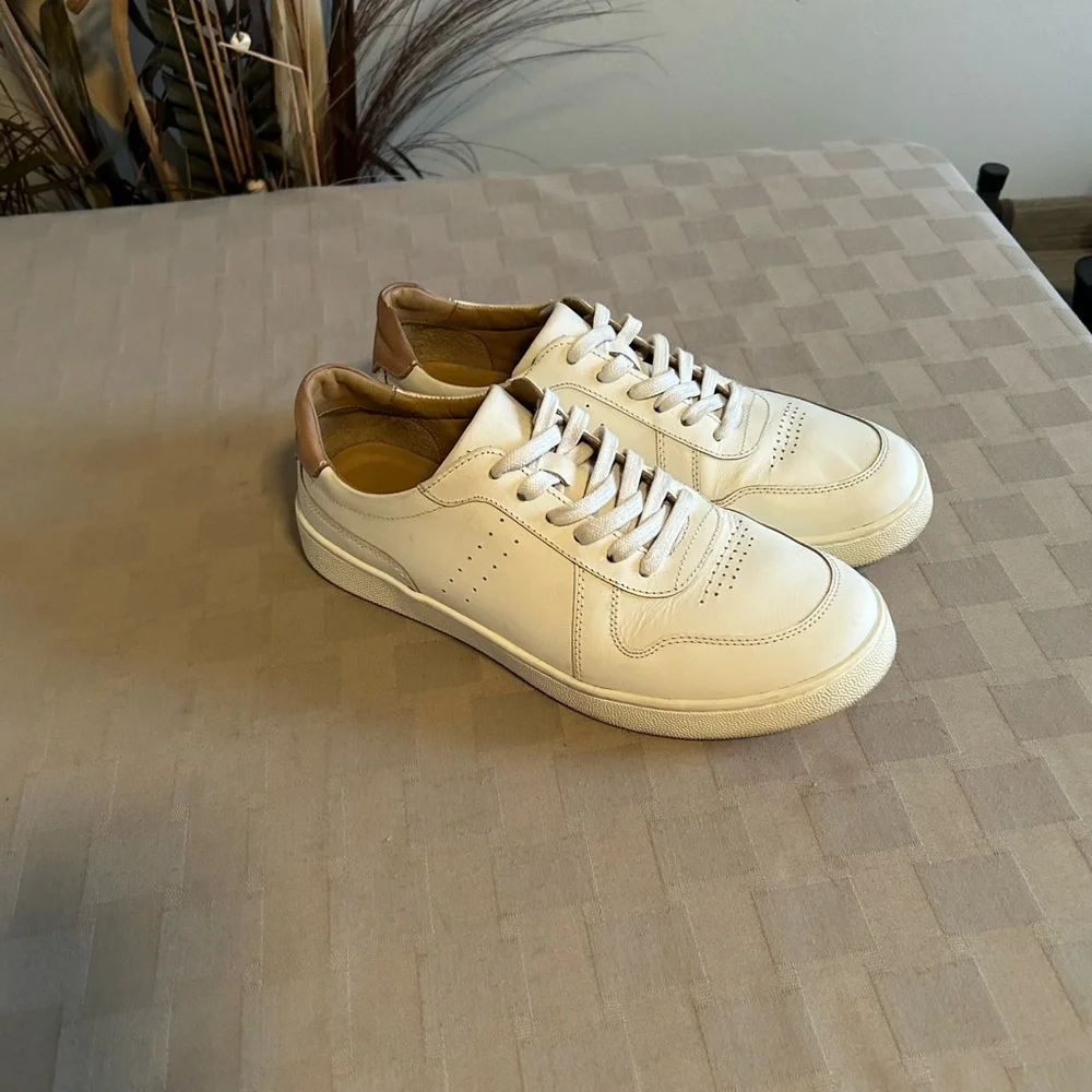Nisolo Bria Go To Court Lace Up Leather Sneakers